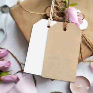 Ürün Etiketi: 100'lü Ekonomik Paket | Kraft & Beyaz Seçenekli